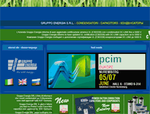 Tablet Screenshot of gruppoenergia.it